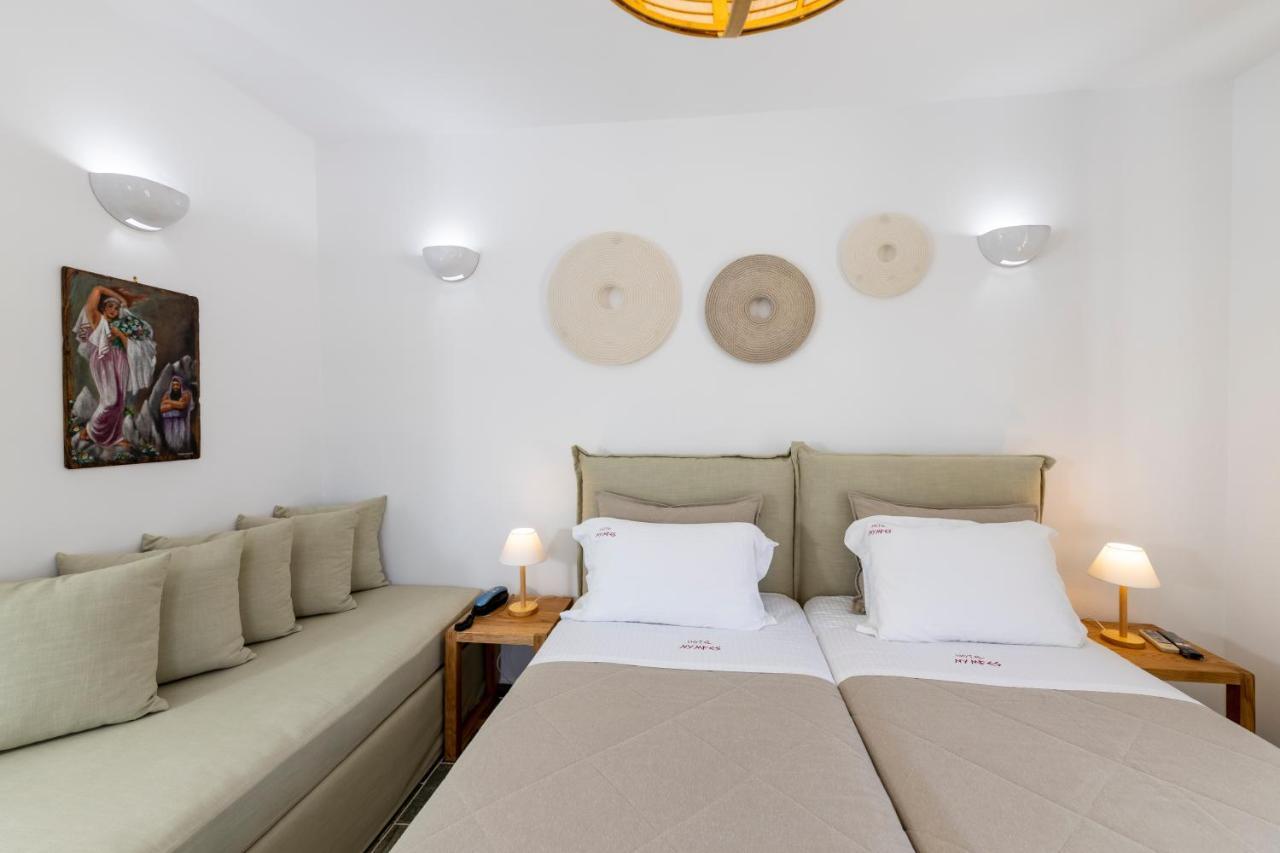 Nymfes Hotel Камараи Экстерьер фото